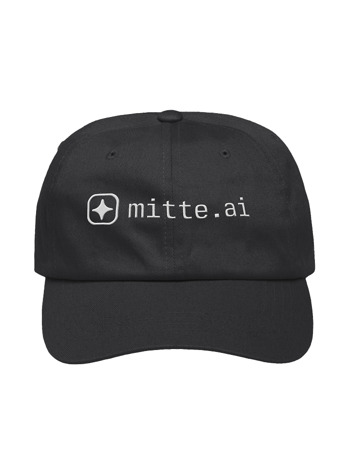 mitte.ai official embroidered hat - 100% cotton product image (1)