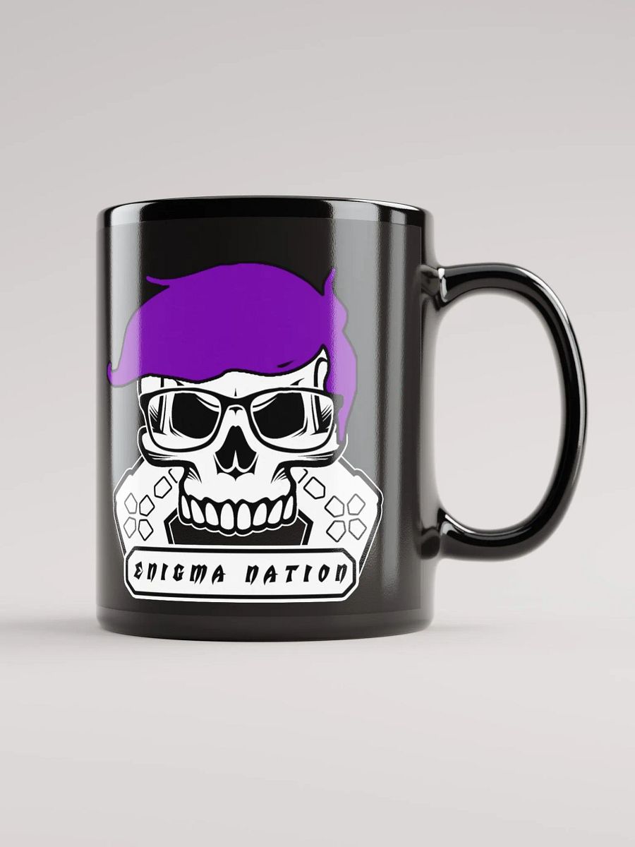 Enigma Nation Black Glossy Mug product image (2)