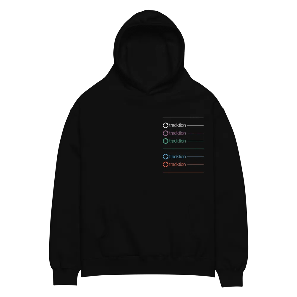 Tracktion Piano Premium Oversized Hoodie - front product image (2)