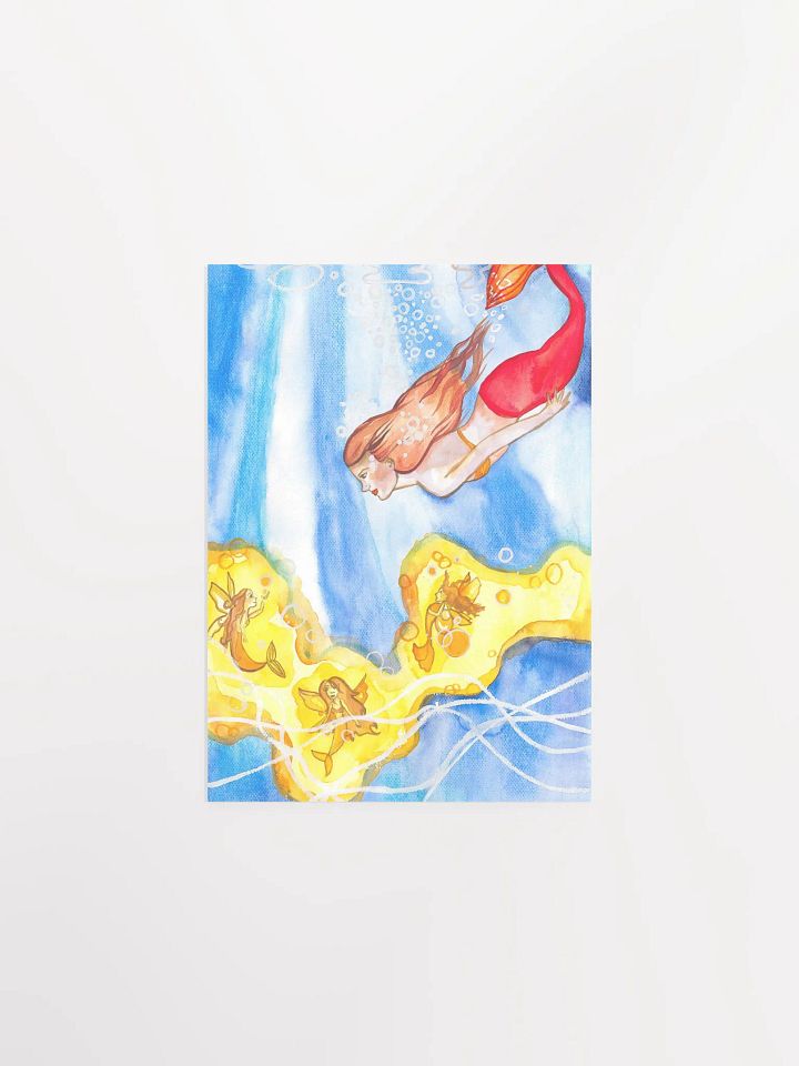 Mermaid Illumination Art Print product image (1)