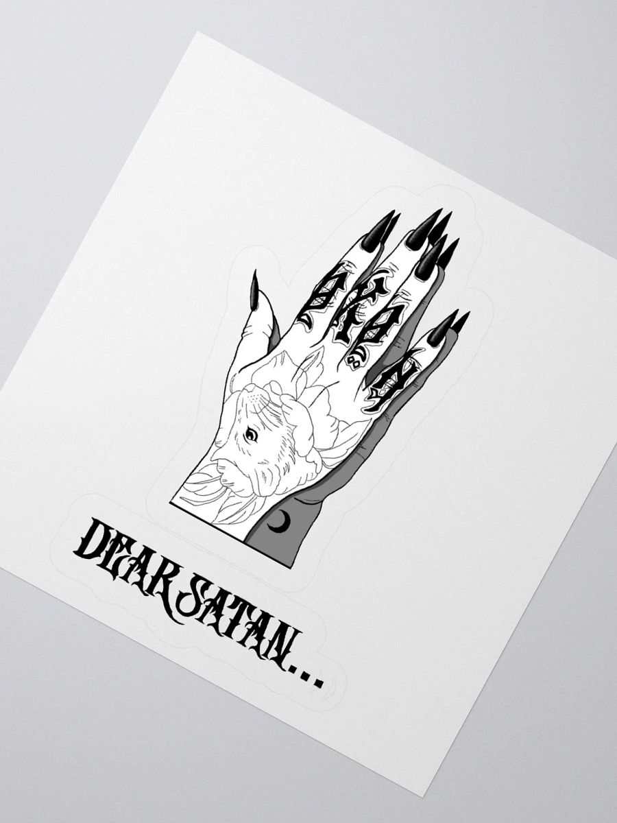 Dear Satan... (sticker) product image (3)