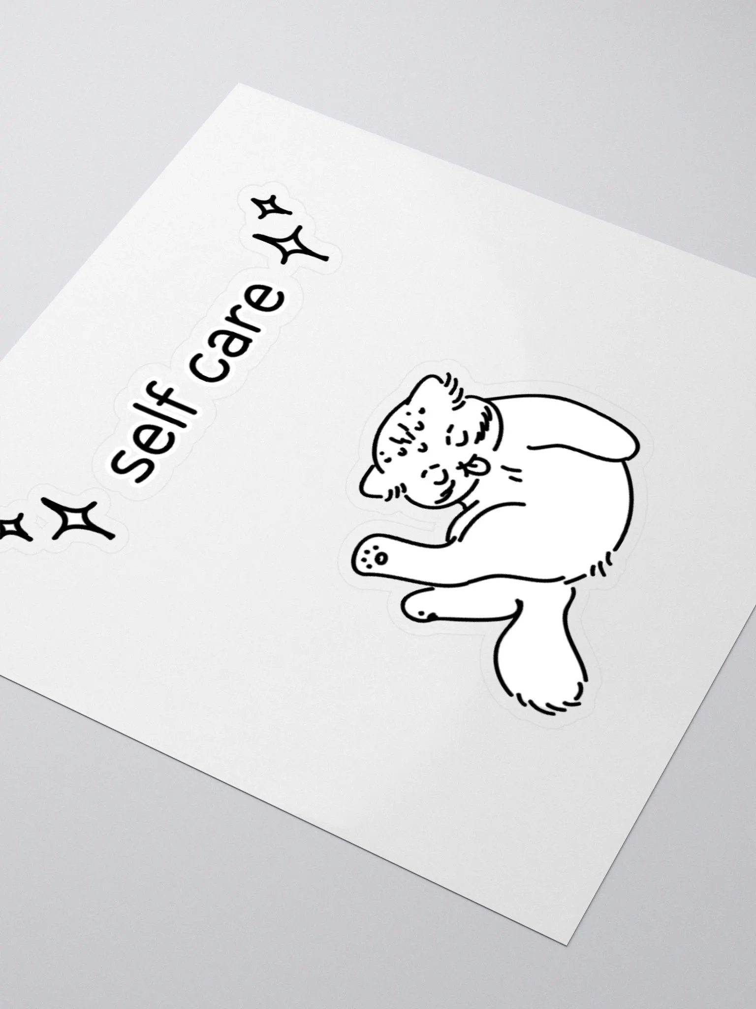 Self Care Manul - Sticker product image (8)