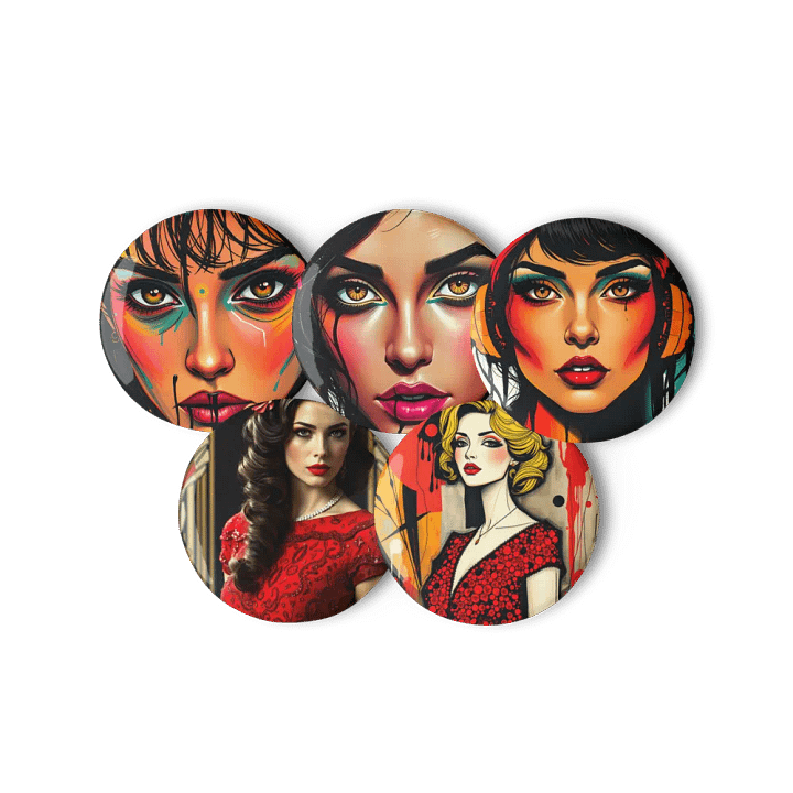 Pop Art Princess Pin Set product image (3)