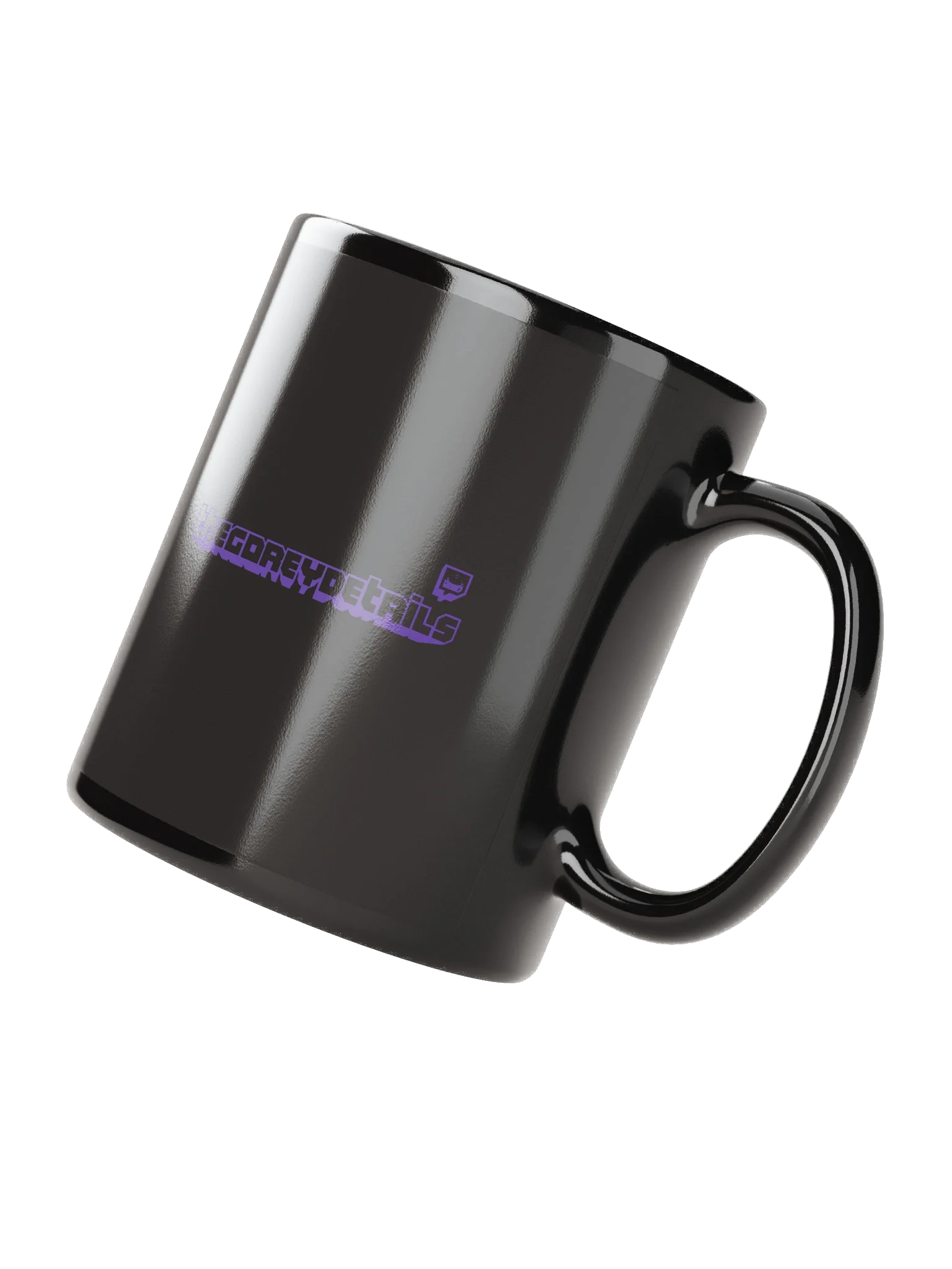 TTV White - Black Glossy Mug product image (4)