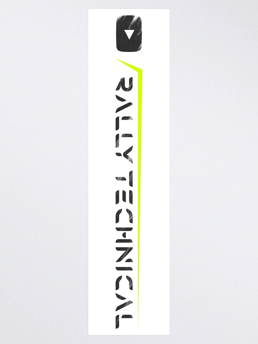 RALLY TECHNICAL Sticker 1 - White product image (3)