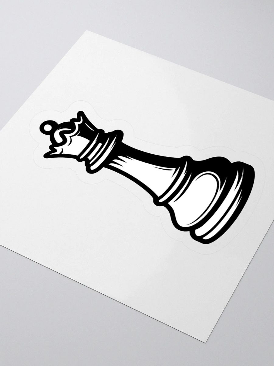 Classic Chess Queen Sticker product image (8)