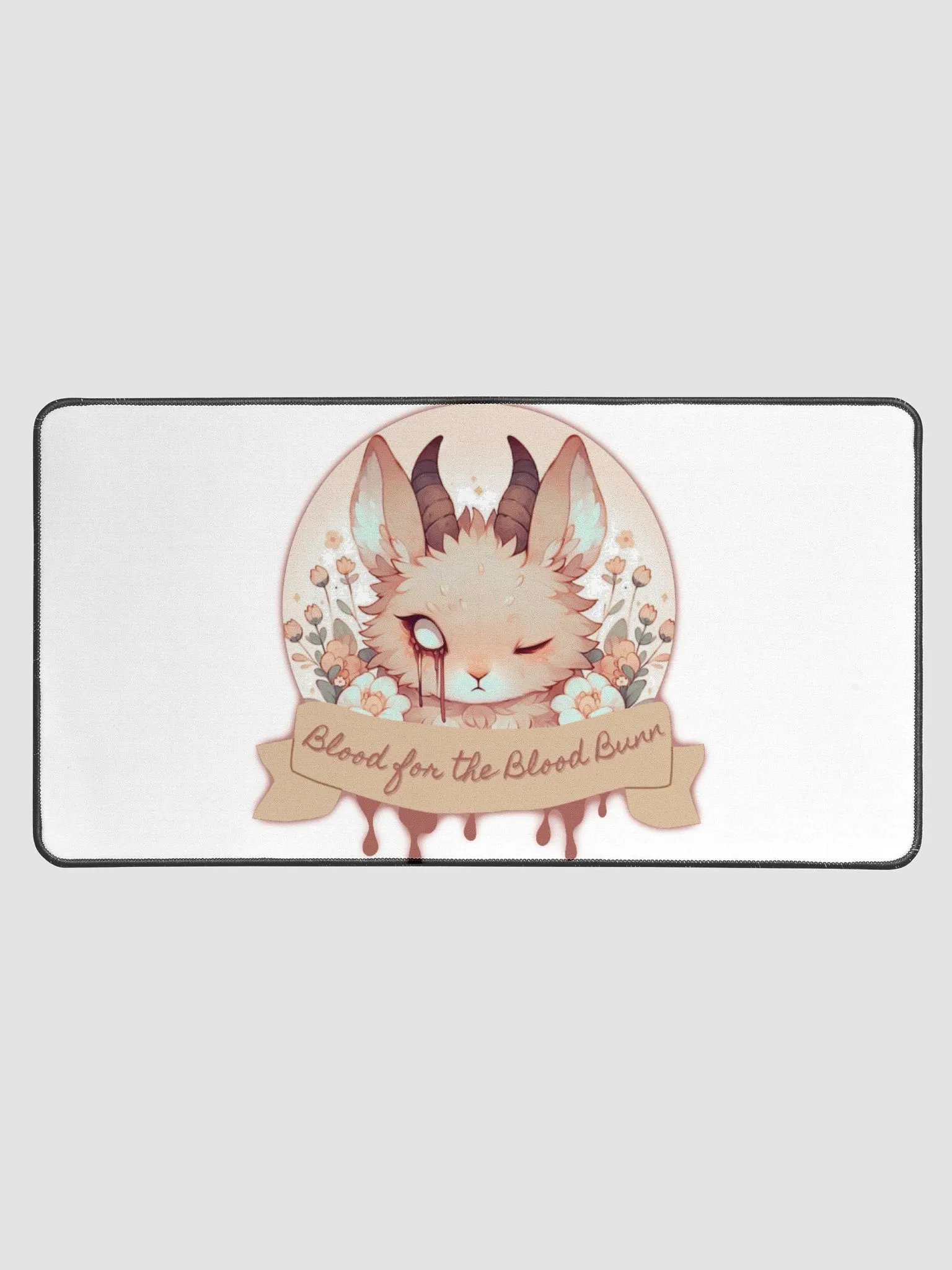 Blood for the blood bun desk mat product image (1)