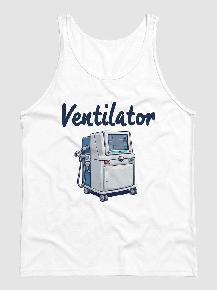 VitalVent Medical Ventilator Illustration Tank Top product image (2)