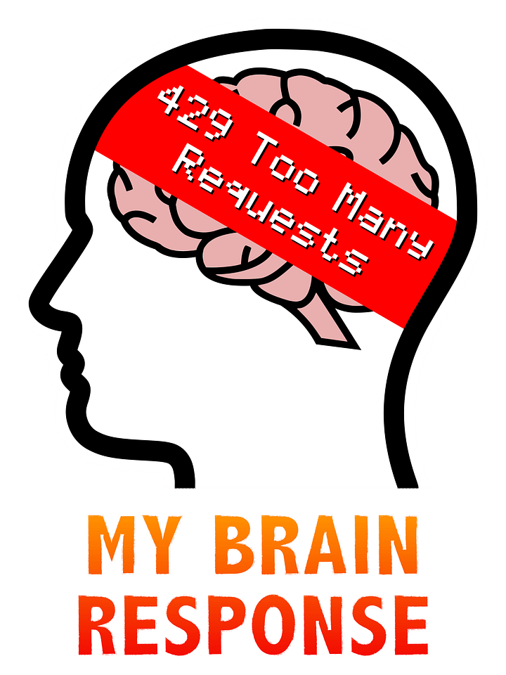 My Brain Response: 429 Too Many Requests T-Shirt product image (2)