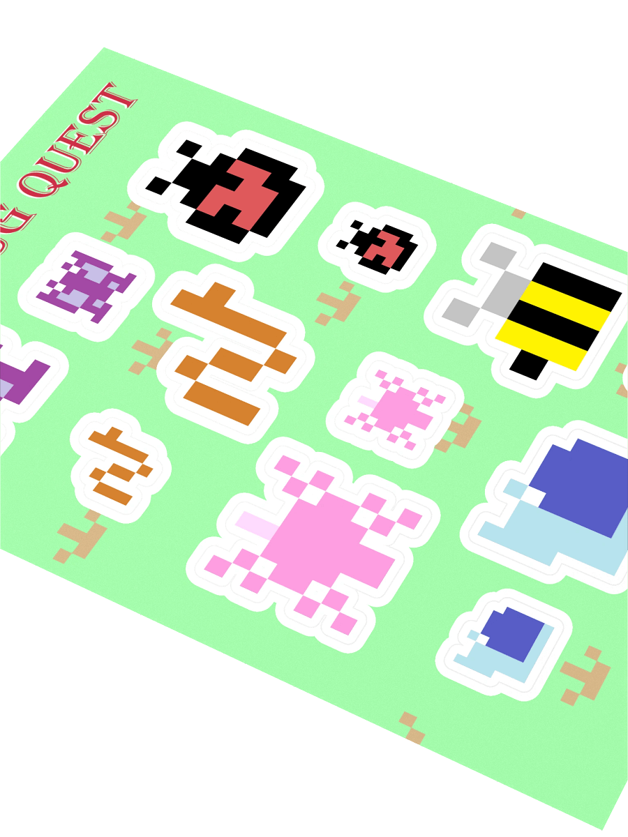 Bug Quest Sticker Sheet product image (2)
