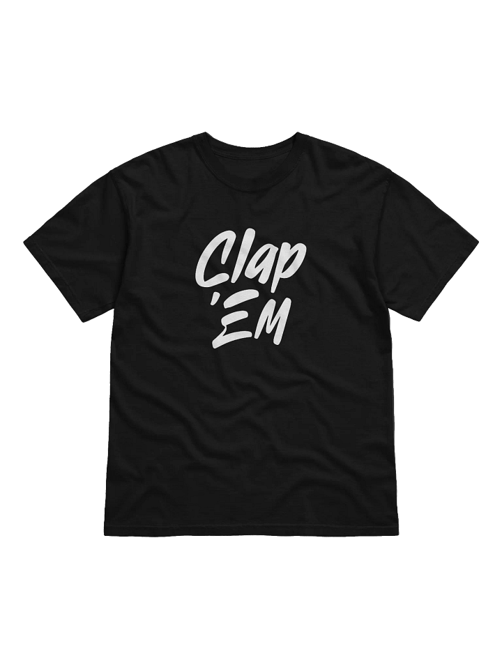 Clap Em Tee - Black / White product image (1)