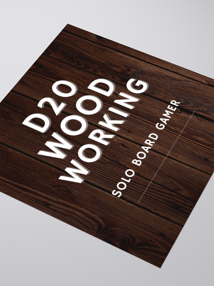 D20 Woodworking Sticker product image (3)