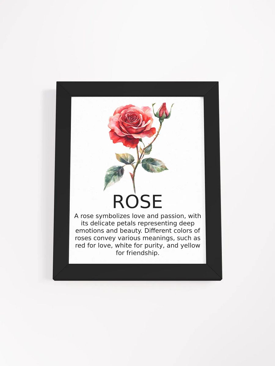 Passionate Petals Framed Poster product image (1)