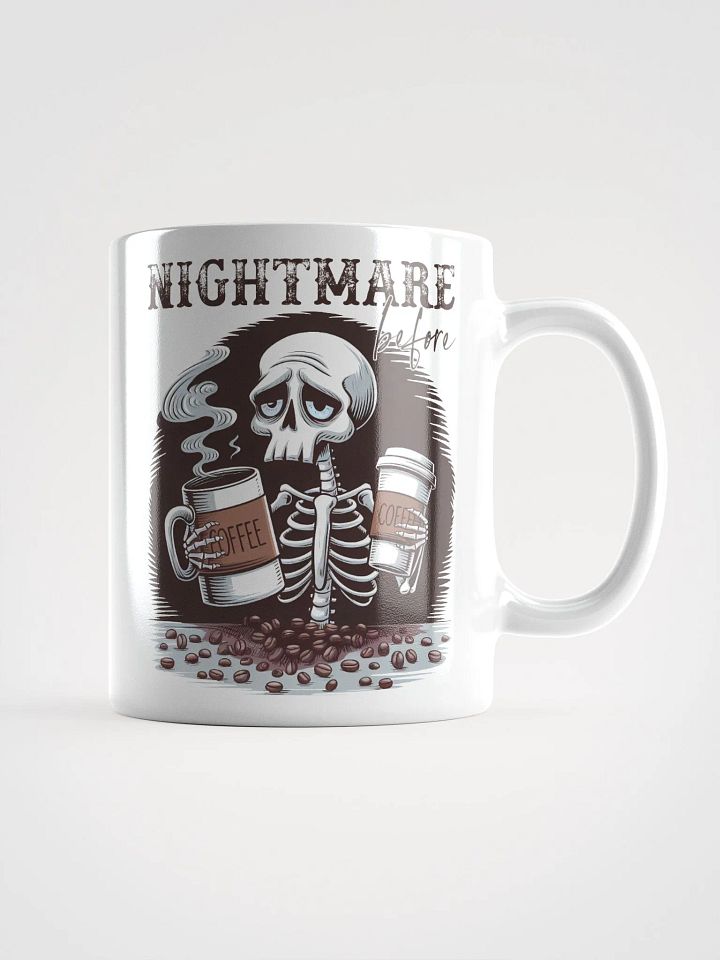 Skeleton Nightmare Before Coffee Mug product image (1)
