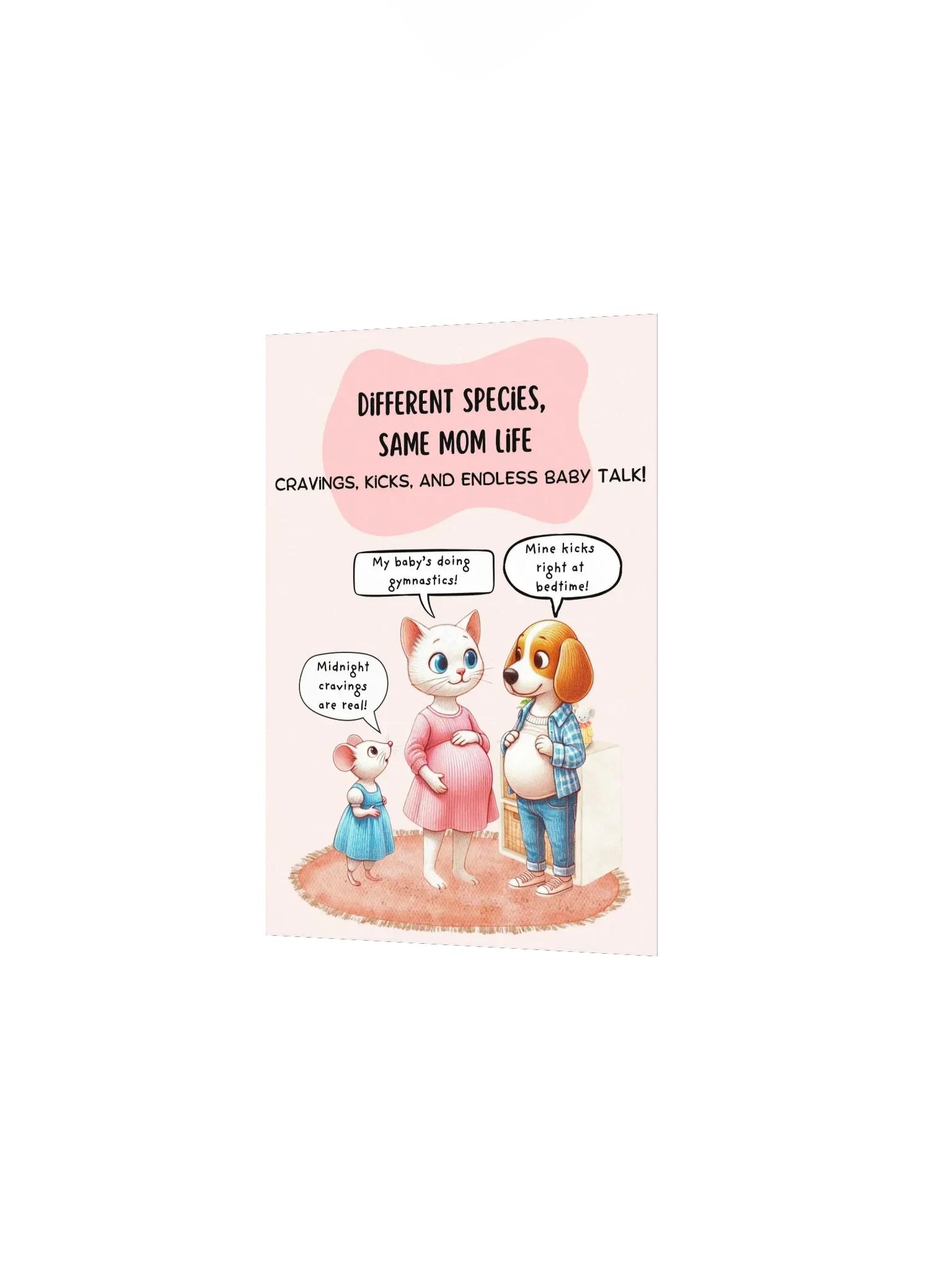 Pregnancy Chit Chat Vibrant Matte Poster Print product image (2)