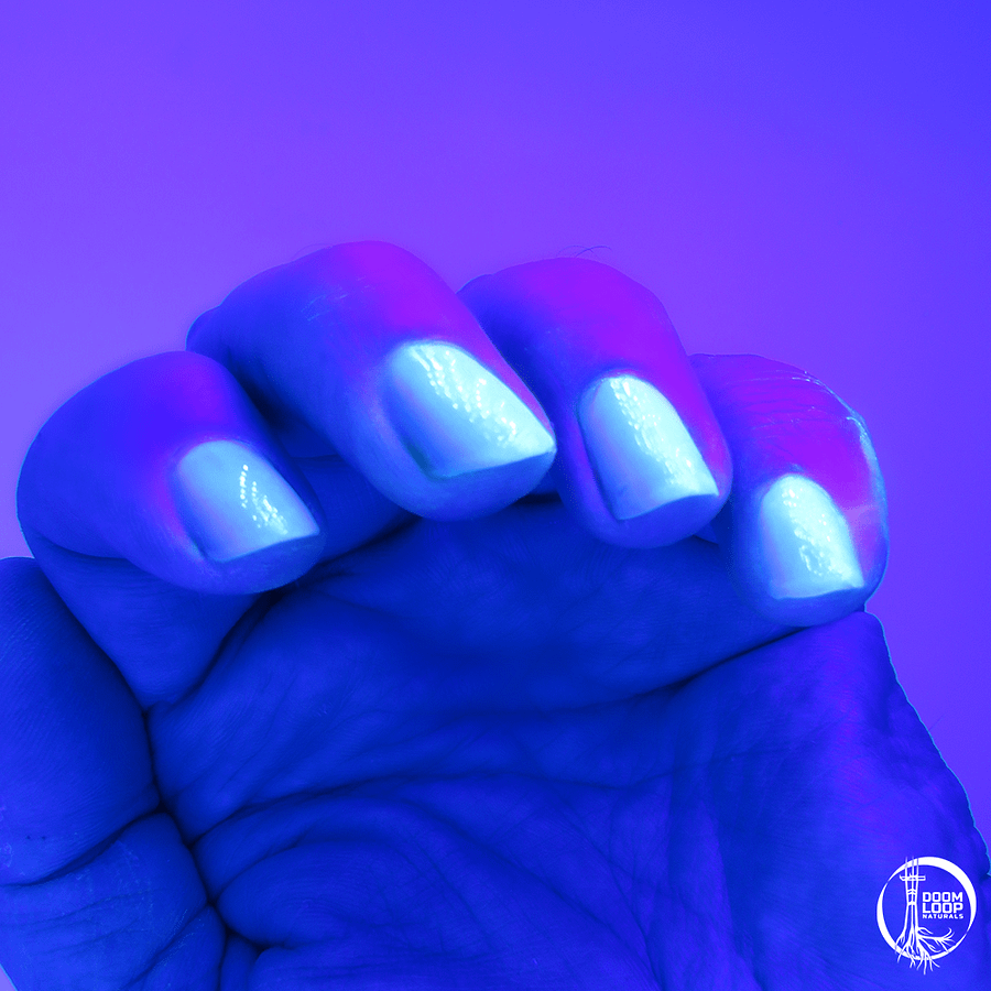 BROKEN BINARY - Neon Blue Jelly Magnetic Shimmer Polish product image (3)