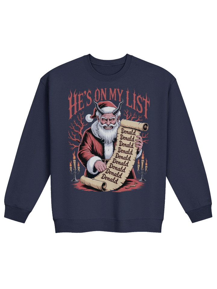 Satan Santa He's On My List product image (5)