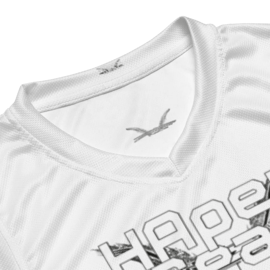 Capital Duranleau - White - Recycled Unisex Basketball Jersey - White HApex Gear Black Logo product image (8)