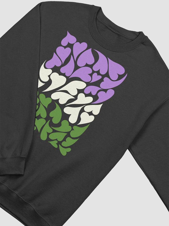 Nestled PRIDE Genderqueer Sweatshirt product image (5)