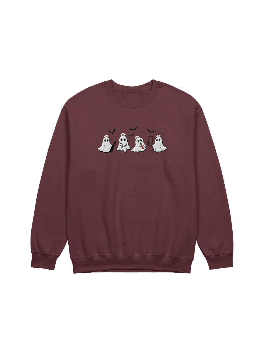 Embroidered Healthcare Inspired Ghosts Sweatshirt product image (3)