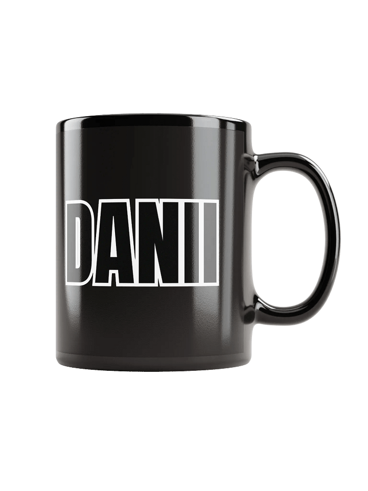 DANII XO BLACK MUG product image (1)