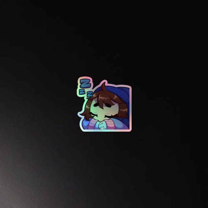 Wolfy Eepy Holo Sticker product image (2)