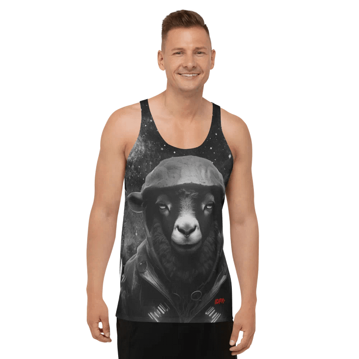 IDFKtv Black Sheep Full B/W Tank Top product image (1)