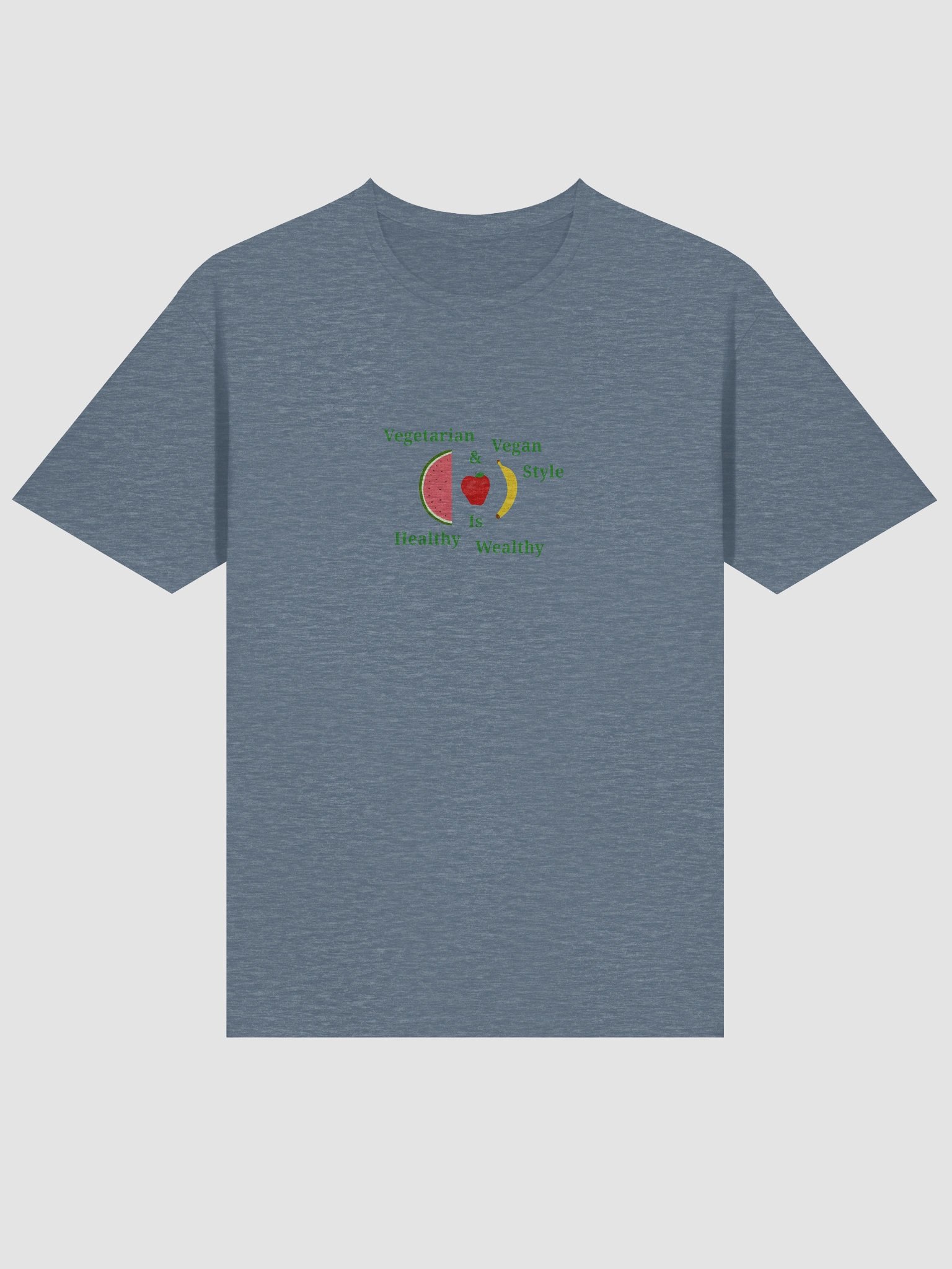 Healthy & Wealthy Fruit Style Unisex T-Shirt product image (3)