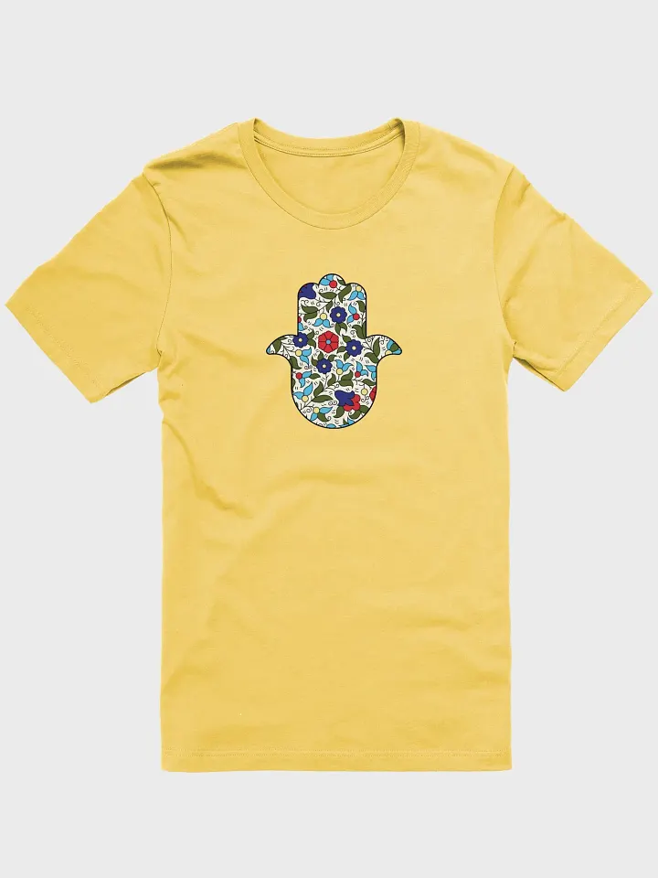 Hamsa Hand Khalili Floral Unisex T-shirt product image (26)