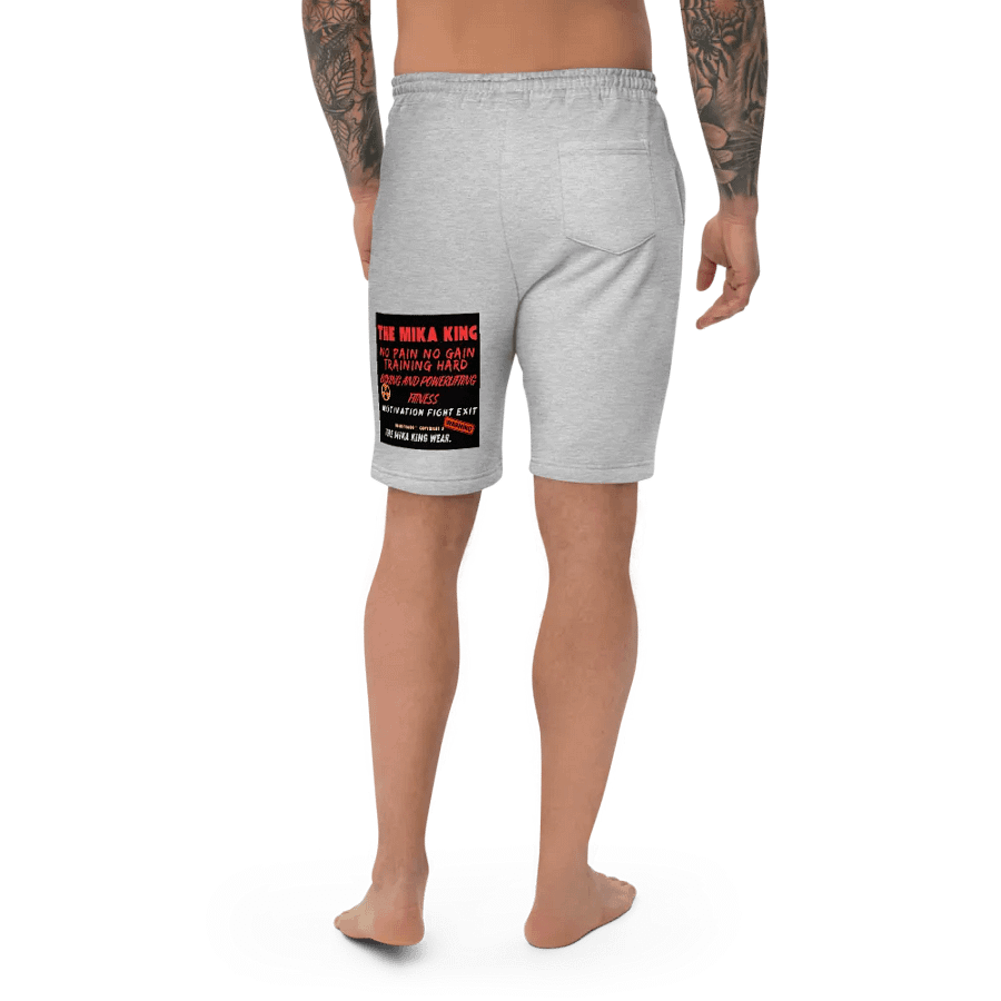 Pantalones cortos de polar para hombre para deportes The Mika King Wear,Fitness,No Pain No Gain Training Hard Edtion. product image (3)