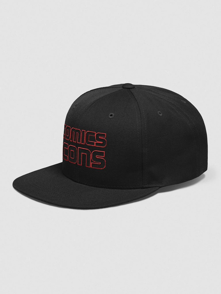 Iconic Black/Red Logo Snapback Cap product image (23)