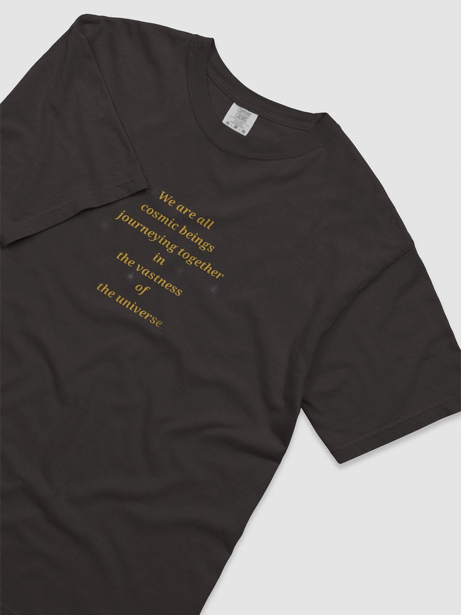 Cosmic Journey Yellow Quote T-Shirt product image (3)