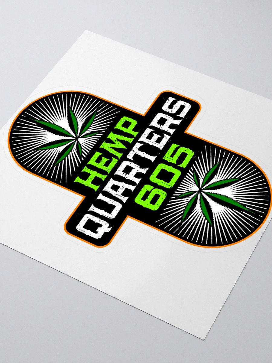 Hemp Quarters Invisible Back Sticker 3