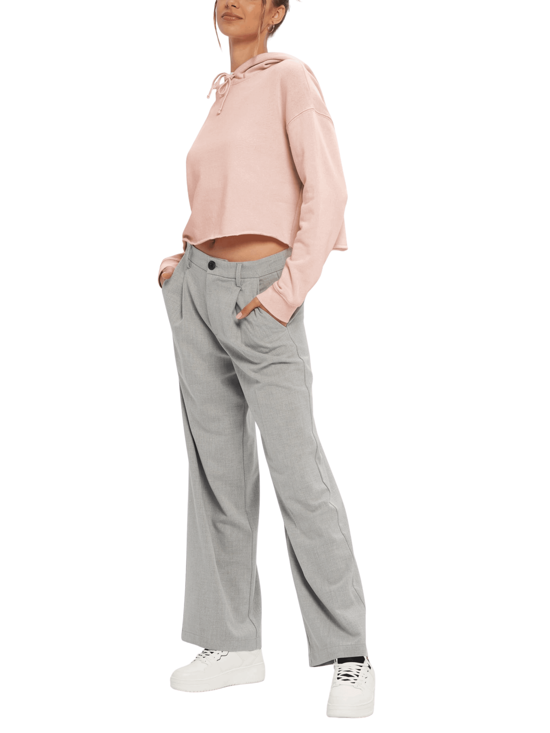 "Peace x Blossom" Crop Hoodie product image (5)