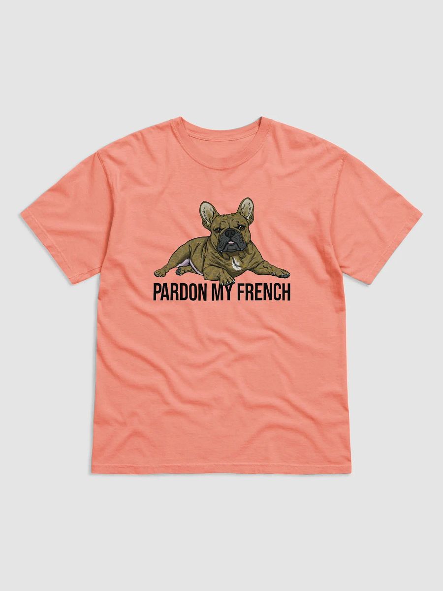 Pardon My French T-Shirt of a French Bulldog(Brindle) | Funny T-Shirt for Frenchie Owners product image (27)