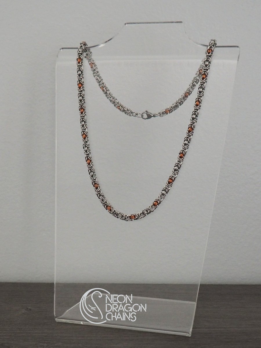 Pixie Byzantine Necklace / Copper OOAK product image (3)