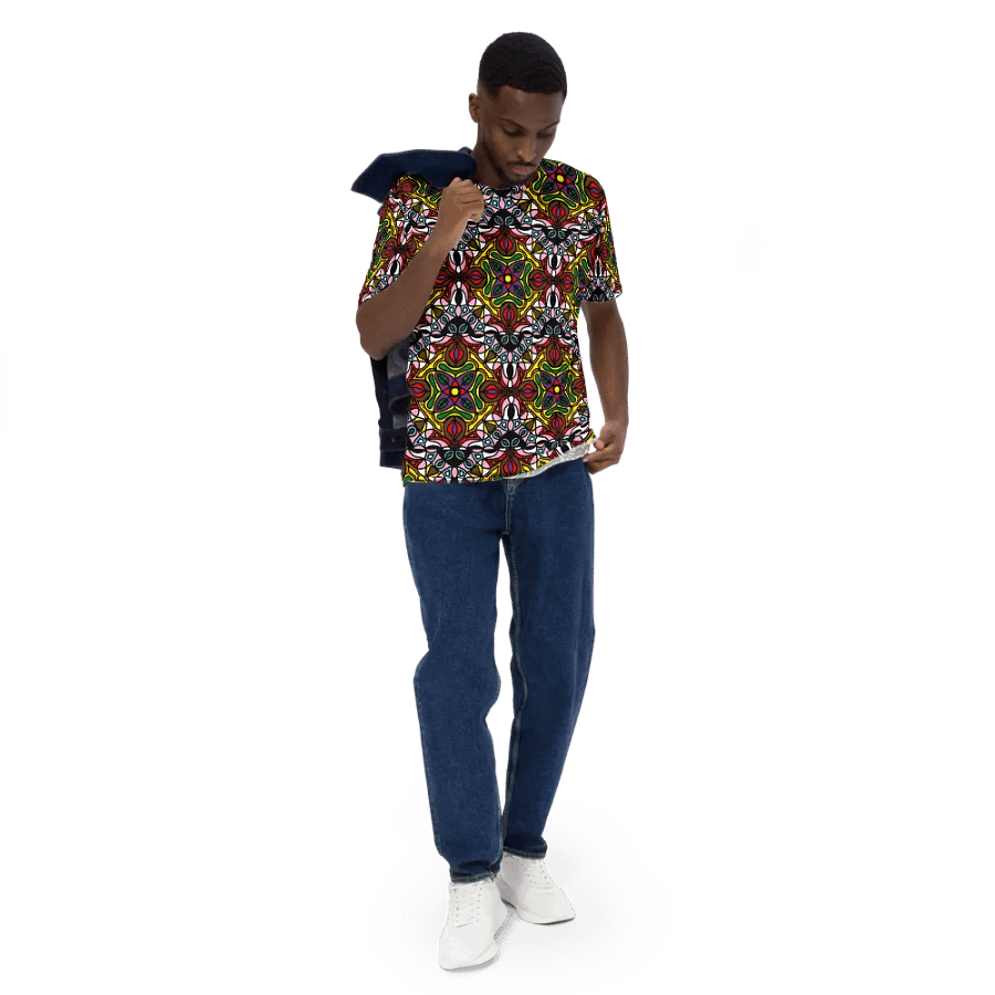 Progress Pride Abstract T - Crew Neck product image (5)