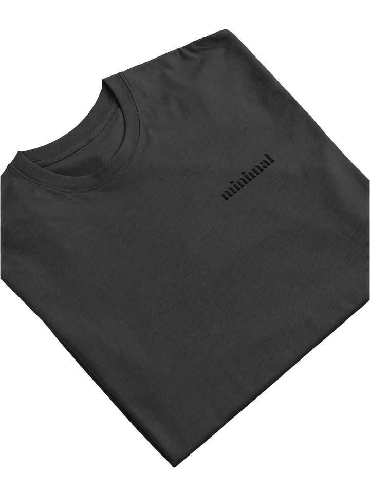001: black stitched tee product image (1)