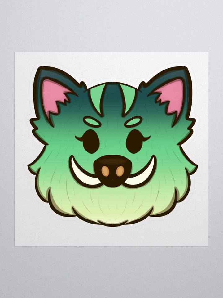 1.5 Years Boar Badge Sticker product image (1)