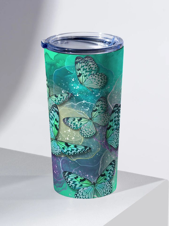 Whimsical Butterfly 20oz Stainless Steel Tumbler special gift for friends colleagues moms daughters product image (2)