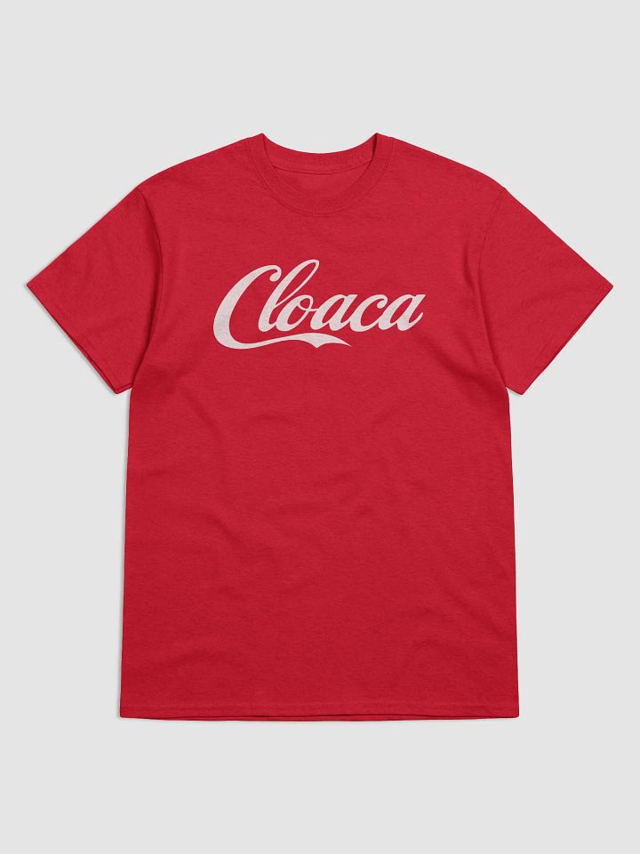 Cloaca Cola shirt (white text) product image (7)