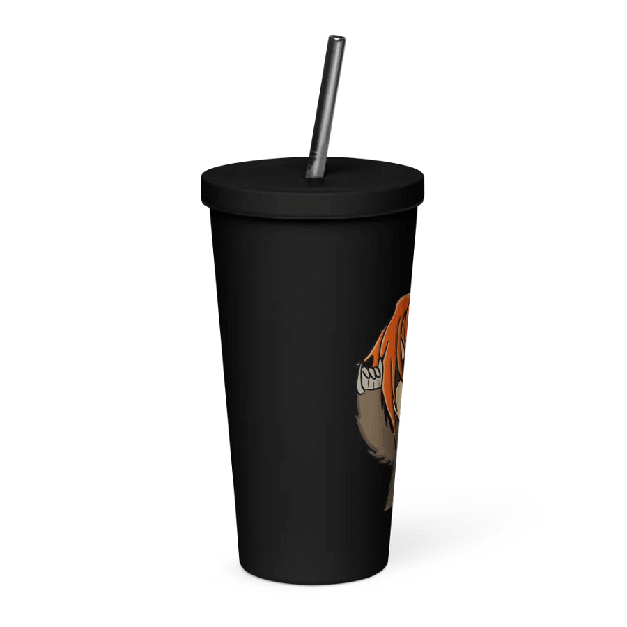 Insulated Tumbler with a Straw - Rock product image (8)