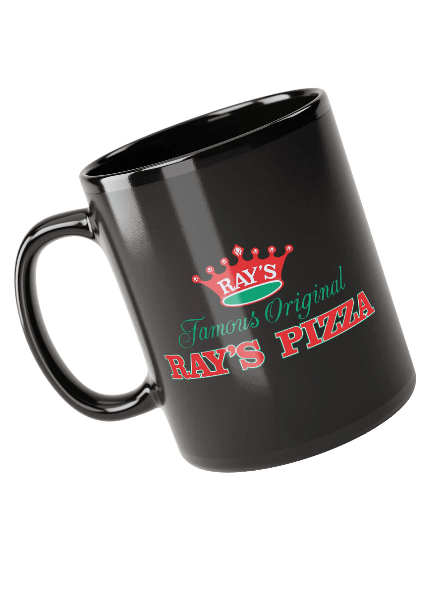 Ray's Pizza Black Glossy Mug product image (4)
