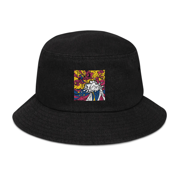 Swirling Denim Dreams Bucket Hat - Wave at Sunset product image (1)