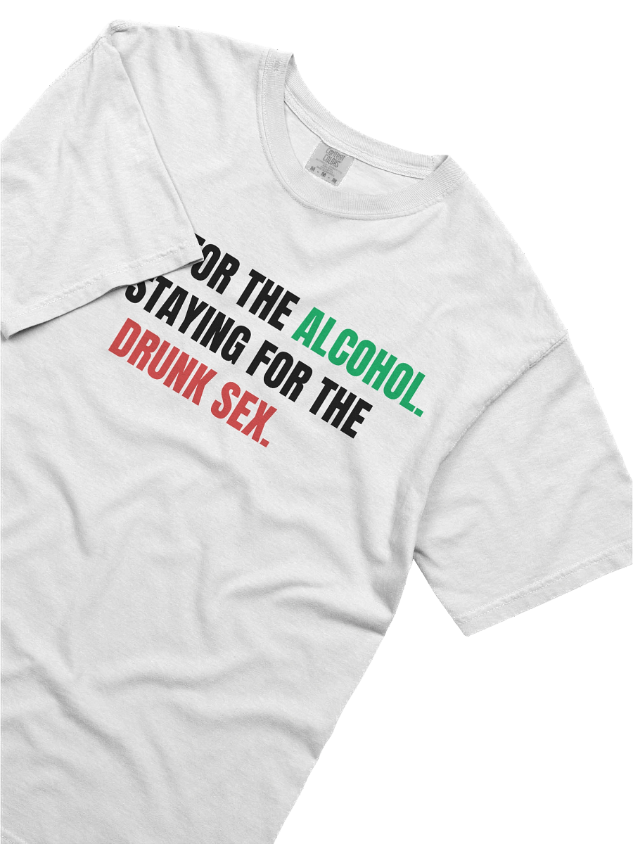 Men's I Came for the Alcohol Funny Party Shirt | Sarcastic Hippo Graphic Tee product image (1)