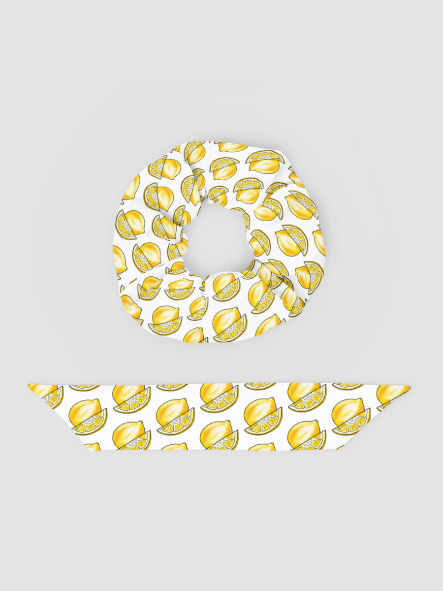 Lemons Lemons Everywhere scrunchie product image (2)