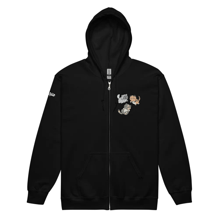 Cat Chat Crew Zip-Up Hoodie product image (7)