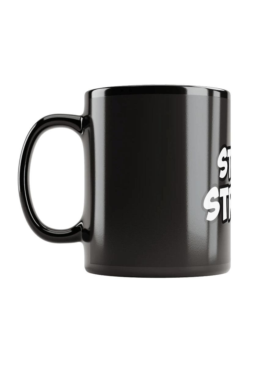 START STRONG Black Glossy Mug product image (6)