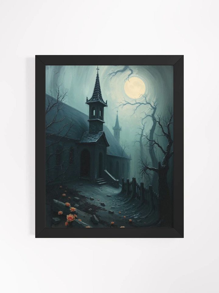 Moonlit Gothic Path Framed Print product image (2)