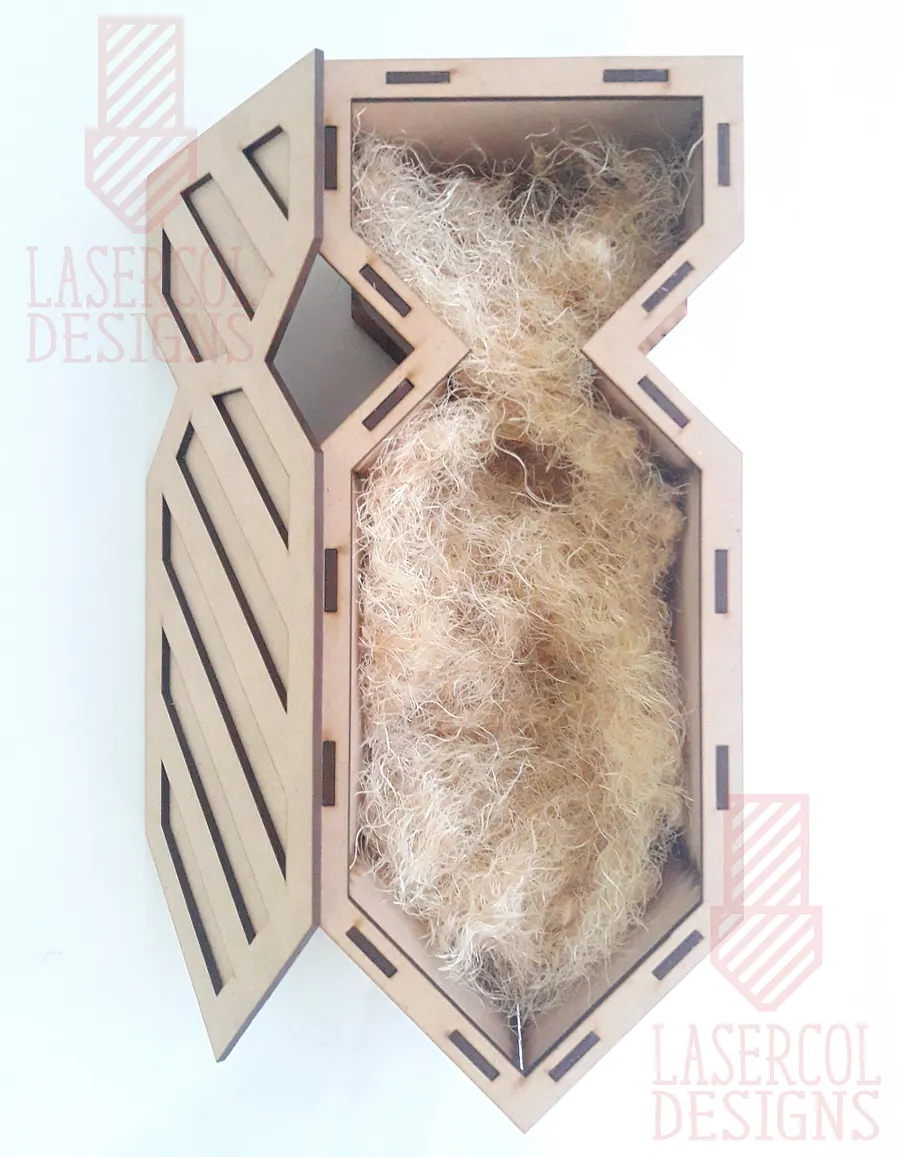 Tie Shaped Box - Laser Cut Files product image (6)